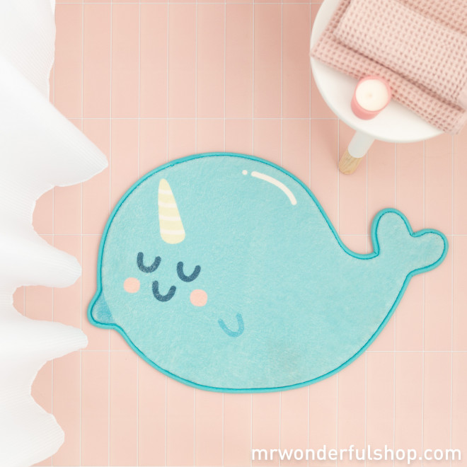 Bathmat Narwhal Mr Wonderful