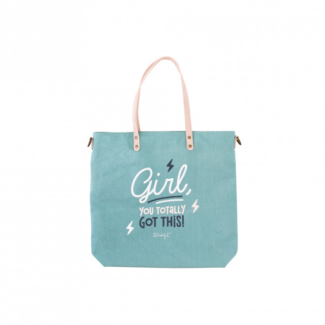 Tote bag - Girl, you totally got this! (ENG) - Mr. Wonderful
