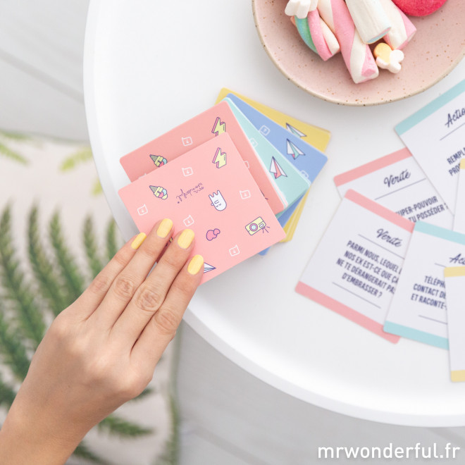 Jeu De Cartes Action Secret Ou Verite Mr Wonderful